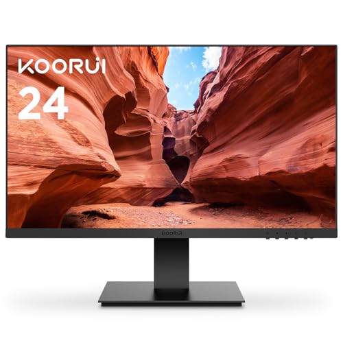 "Erlebe brillante Farben mit dem KOORUI 24 Zoll Full-HD Monitor! 🎮✨ 75 Hz, 5ms Reaktionszeit, Eye Comfort & 99% sRGB – Dein perfekter Gaming-Begleiter! #Monitor #FullHD #Gaming"