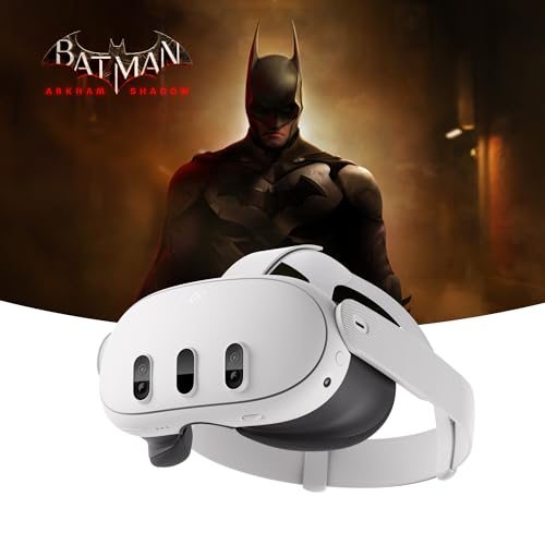 Entdecke die Meta Quest 3 mit 512 GB: Die ultimative Mixed Reality Erfahrung! Erlebe Batman: Arkham Shadow und 3 Monate Meta Quest+ GRATIS! #MetaQuest3 #MixedReality #GamingErlebnis