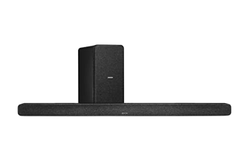 "Entfessle den Sound! 🎶 Denon DHT-S517 3.1.2 Dolby Atmos Soundbar mit kabellosem Subwoofer – HDMI eARC & Bluetooth in elegantem Schwarz! #Soundbar #DolbyAtmos #HomeCinema"