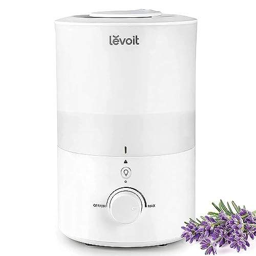 📍 **LEVOIT Top-Fill Luftbefeuchter 3L mit Nachtlicht, 360°Drehbare Düse, Spülmaschinenfest Humidifier, Leiser Raumluftbefeuchter, 25H Aroma Diffuser für Schlafzimmer Kinderzimmer Pflanzen Baby**