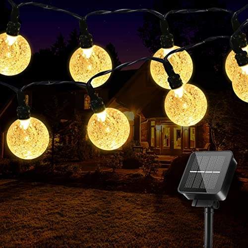 📍 **SUWITU Solar Lichterkette Aussen, 9.5 Meter 50 LED Lichterkette Außen Solar mit 8 Modi und Timer Wetterfest Outdoor Solarlichterkette Strom für Garten, Balkon, Terrasse, Bäume, Hochzeiten,Ostern**