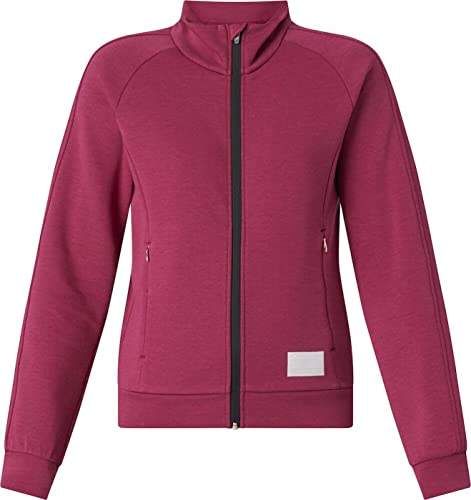 Energetics Layla Jacke Rotwein 36, leicht, atmungsaktiv, ideal für Fitness und Freizeit