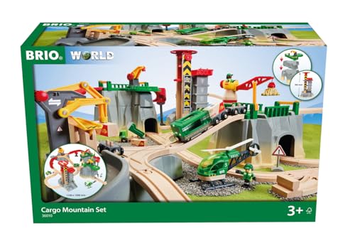 "Entdecke das BRIO World 36010 Gebirgs-Frachten Set Deluxe! 🚂🚞 Spannender Eisenbahn-Spaß auf mehreren Ebenen mit vielseitigem Zubehör! 🎉 Ideal für kleine Entdecker ab 3 Jahren! #BRIO #Eisenbahn #Spielzeug"