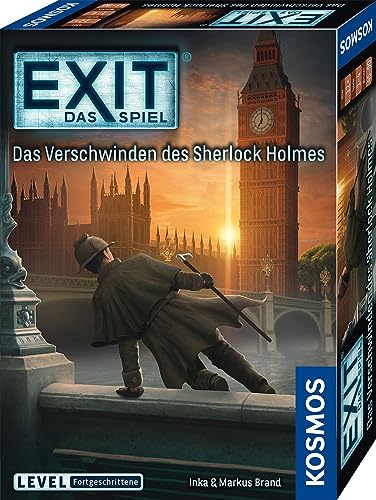 🔍 Erlebe das einmalige Abenteuer mit KOSMOS 683269 EXIT - Das Verschwinden des Sherlock Holmes! 🕵️‍♂️🏰 Fortgeschrittenen-Level für 1-4 Spieler ab 12 Jahren! #EXITGame #EscapeRoom #Brettspiel✌️