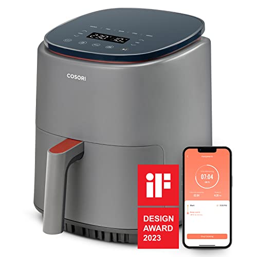 Entdecke die COSORI Lite Heißluftfritteuse 3.8L! 🍟 7 Funktionen, MAX 230℃, WiFi-Connected, 100+ Rezepte & spülmaschinenfest! Ideal für gesunde Gerichte! #Airfryer #Kochspaß #HealthyEating