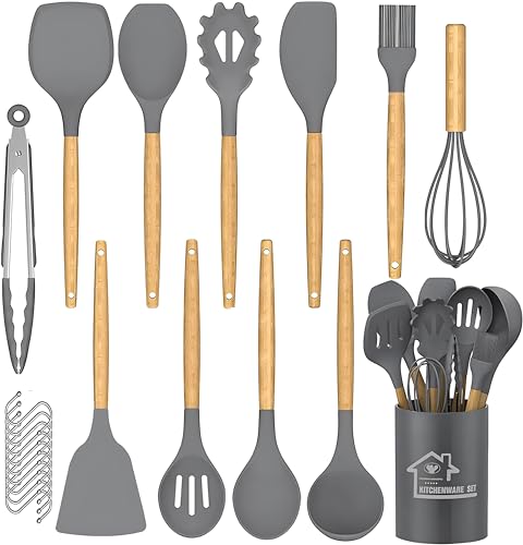 Entdecke das DLD Küchenhelfer-Set: 22-teiliges Silikon-Kochutensilien-Set 🍳✨ Perfekt für jede Küche! #Küchenhelfer #Silikonutensilien #Kochen #Küchenausstattung #Antihaft