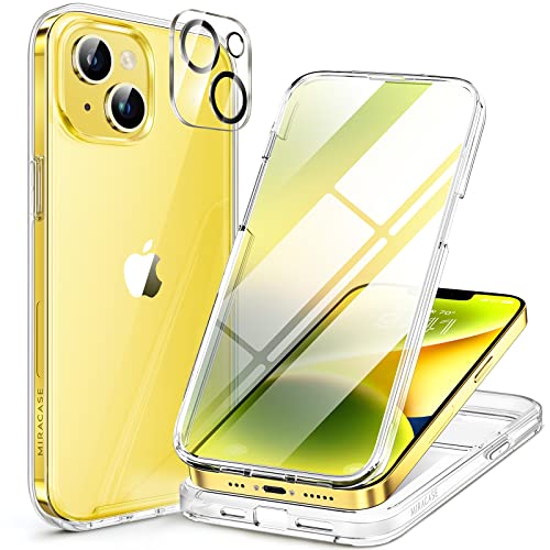 "Upgrade dein iPhone 14 Plus! 📱✨ Entdecke die Miracase Schutzhülle mit integriertem Glas-Displayschutz & Kameralinsenschutz. 17 cm (6,7 Zoll), Ganzkörper-Gummi-Stoßdämpfer, transparent! #iPhone14Plus #Schutzhülle"