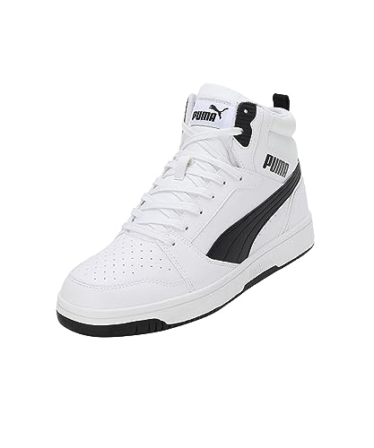 "Entdecke die PUMA Unisex Rebound V6 Sneaker in Weiß und Schwarz – Stylisch, bequem und perfekt für jeden Look! 👟✨ #Puma #Sneaker #Fashion #Unisex #WhiteBlack #Style"