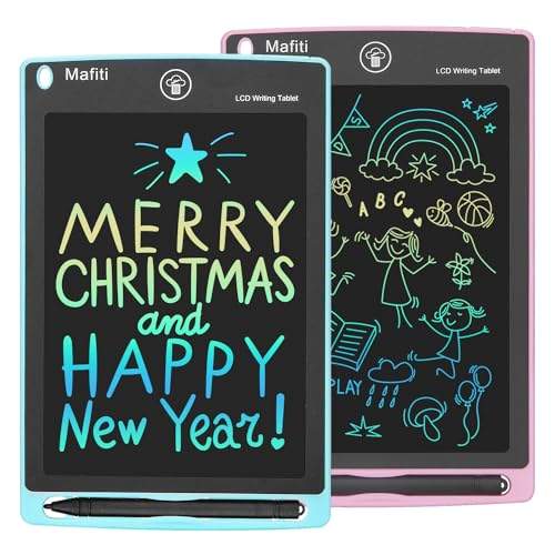 Entdecke die kreative Welt mit dem 【2PACK】 mafiti LCD Schreibtafel für Kinder! ✏️ Perfekt für Notizen & Zeichnungen – Ideal für Zuhause, Schule & Büro (8,5 Zoll in Cyan + Rosa) #Kreativität #Schreibtafel #Kinder