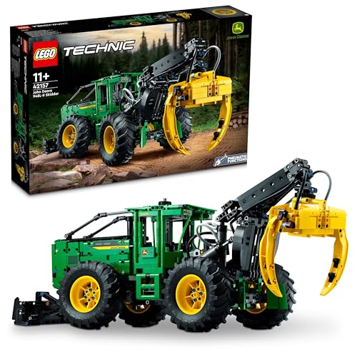 "Entdecke das LEGO Technic John Deere 948L-II Skidder Set: Ein beeindruckendes 1.492-teiliges Baufahrzeug mit Pneumatik & 4-Rad-Antrieb! Perfektes Geschenk für Technikfans! 🚜✨ #LEGO #Technic #Modelbau"