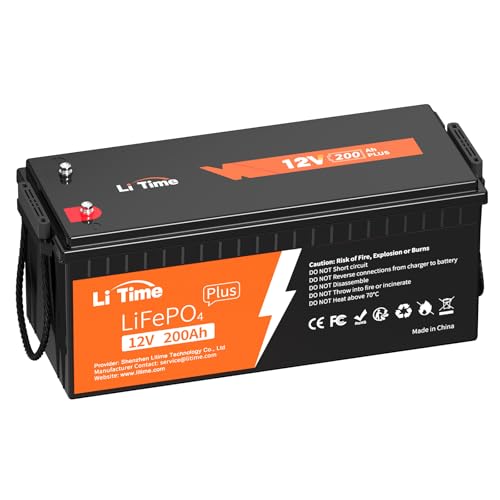 "Entfessle die Power! 🚀 LiTime LiFePO4 200Ah Plus 12V Lithium Batterie – 200A BMS, 15.000 Zyklen & 10 Jahre Lebensdauer! Ideal für Wohnmobile, Solaranlagen & Marine! #LithiumBatterie #Solar #Camping"