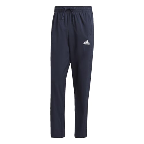 „Stylische adidas Herren Aeroready Essentials Stanford Open Hem Pants – Komfort trifft auf Trend in Legend Ink! Hol dir deinen Look mit kleinem Logo! #Adidas #Sportswear #Style“