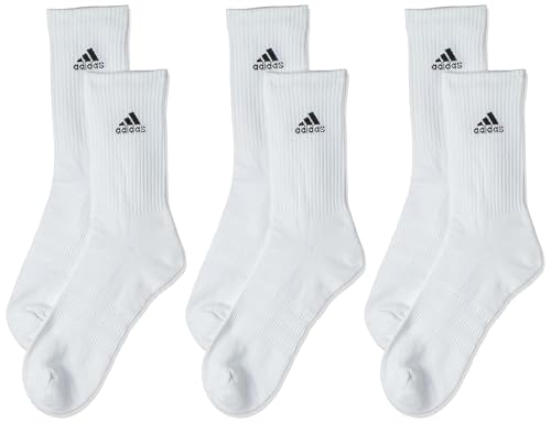 Entdecke das 3er Pack Adidas Socken ab nur 7,45 EUR! 🌟 Unisex Cushioned Crew Socks in Schwarz, Weiß & Bunt – Größen S-XL (36-49)! Hol dir jetzt deinen Style! 🧦 #Adidas #Socken #AmazonPrime