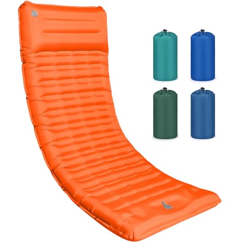 "Entdecke die TENXSNUG Extra Dicke Isomatte: Die bequemste selbstaufblasende Luftmatratze für Camping, Rucksackreisen & Wandern! Kompakt, leicht & perfekt in Orange! #Camping #Outdoor #Isomatte"