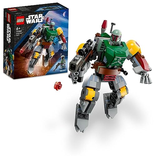 "Baue Deinen eigenen Lego Star Wars Boba Fett Mech! 🚀🛠️ Actionfigur mit Blaster & Raketenrucksack – Ein Muss für kleine Star Wars Fans! #Lego #StarWars #BobaFett #Actionfigur #75369"