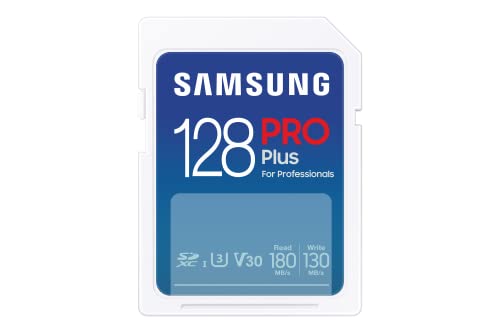 Entdecken Sie die Samsung PRO Plus SD-Karte 128 GB – Perfekt für Spiegelreflex- und Systemkameras! UHS-I U3, 4K UHD, 180 MB/s Lesen & 130 MB/s Schreiben. #Samsung #SDKarte #Fotografie #4KUHD