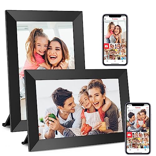 "Entdecken Sie den Frameo WLAN Digitalen Bilderrahmen im 2er-Pack: 10.1 Zoll Touchscreen, 32GB Speicher, sofortige Foto-Teilen-Funktion & automatische Drehung! #DigitalerBilderrahmen #SmartHome"