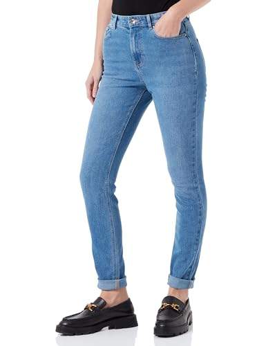 ONLY Damen ONLDRUNA HW Skinny Jeans, Light Medium Blue Denim, Größe 25 W/32 L, modische Denimhose