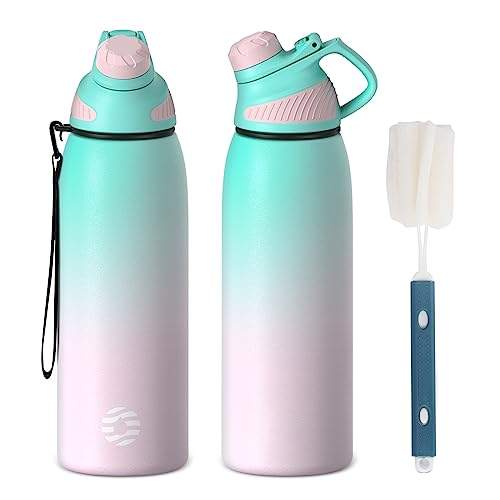 "Fjbottle Edelstahl Trinkflasche: Die perfekte Sportflasche mit magnetischem Deckel – 1L, 800ml, 600ml, 400ml, BPA-frei, auslaufsicher und kohlensäuregeeignet! Ideal für Schule & Fitness! #Trinkflasche #Sport #BPAfrei"