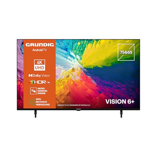 "Entdecke den GRUNDIG 75 VOE 73 – 75 Zoll (189 cm) 4K UHD LED TV mit Android 11, Dolby Vision, HDR10+ & Chromecast! Perfekter Smart TV für dein Zuhause! #GRUNDIG #SmartTV #4K #HD"