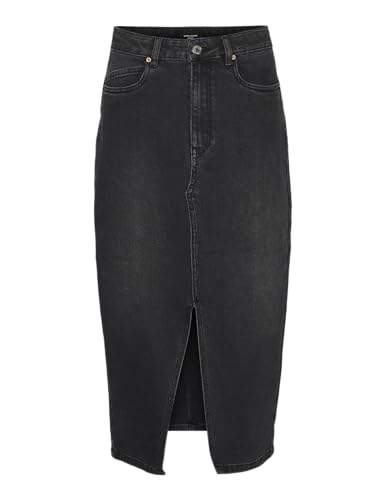 VERO MODA Female Jeansrock VMVERI Hohe Taille Langer Rock