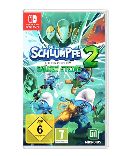 „Die Schlümpfe 2: Der Gefangene des grünen Steins – D1-Edition für Nintendo Switch! Tauche ein in ein spannendes Abenteuer! #Schlümpfe #NintendoSwitch #Gaming“