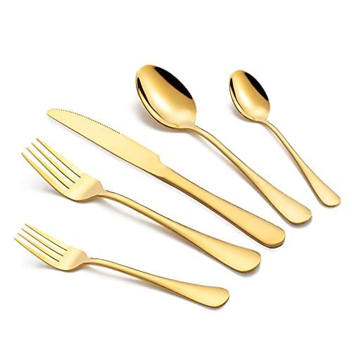 ✨ Entdecke das TAN.TOMI 30-teilig Besteck Set für 6 Personen! Elegantes Matt Gold Edelstahl Besteck für jeden Anlass – inkl. Messer, Gabel & Löffel! 🍴✨ #Besteckset #Edelstahl #TAN.TOMI #Spülmaschinengeeignet