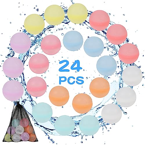 🌞💦 Entdecke die ultimative Sommer-Spaßbombe! Diealles Shine Wasserbomben Set: 24 wiederverwendbare, selbstschließende Wasserballons für endlosen Wasserspaß! 🏖️🌊 #Wasserbomben #OutdoorSpiele #SommerAktivitäten