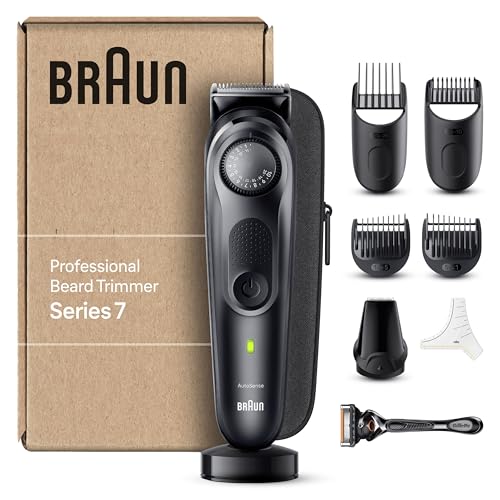 "Entdecke den Braun Barttrimmer BT7441: Profi Haarschneider für Herren mit 40 Einstellungen, Ladestation & praktischem Reiseetui! #Barttrimmer #Bartpflege #Herrenpflege #Braun"