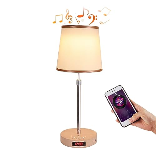 Erlebe das perfekte Gadget für dein Kinderzimmer! Die JOWHOL Nachttischlampe mit Bluetooth-Lautsprecher, LED-Wecker, Dimmer & Touch-Sensor - Musik & Licht vereint! #SmartHome #Gadgets #Geschenkideen