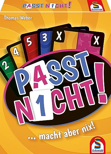 Entdecke den Spaß mit Schmidt Spiele 75054 „Passt Nicht“ – Das spannende Kartenspiel für geselligeRunden! #Kartenspiele #SchmidtSpiele #PasstNicht #Spieleabend 🃏🎉