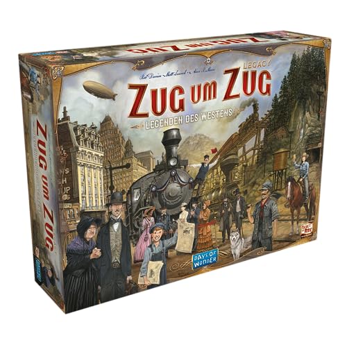 Entdecke das Abenteuer mit "Zug um Zug Legacy: Legenden des Westens"! 🌟 Ein packendes Familienspiel für 2-5 Spieler ab 10 Jahren. Dauer: 20-90 Minuten. #DaysOfWonder #Brettspiele #Familienzeit