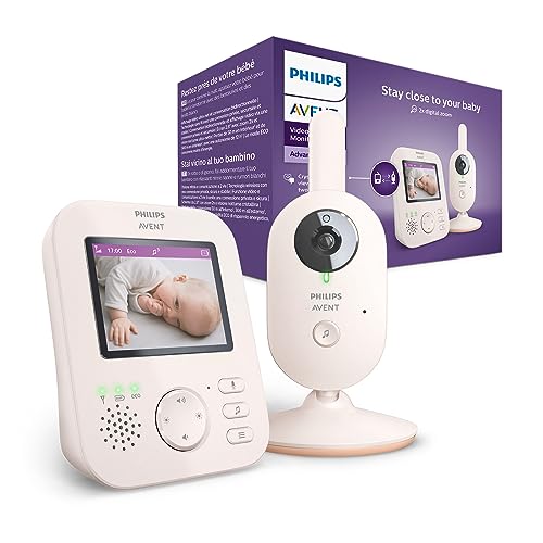 Entdecke das DEKRA-zertifizierte Philips Avent Babyphone SCD881/26: 2.8" Display, Infrarot-Nachtsicht & Schlaflieder! Sicherheit in jedem Zimmer! #Babyphone #PhilipsAvent #Sicherheit #Eltern Tipps!