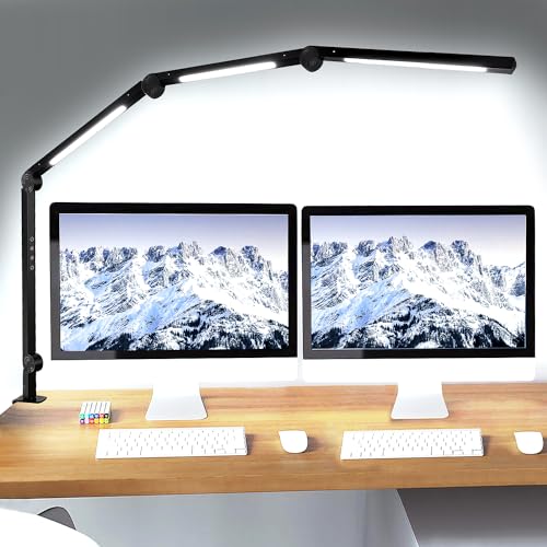 "Entdecke die perfekte vimeepro LED Schreibtischlampe! 🌟 Klemmbar, vielseitig mit 4 Sektionen, Touch Control, 5 Helligkeitsstufen und 4 Farbmodi – ideale Tageslichtlampe für dein Home Office! #Schreibtischlampe #LED #HomeOffice"