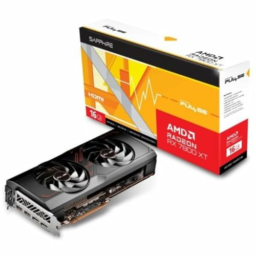 "Erlebe ultimativen Gaming-Spaß mit der Sapphire Pulse AMD Radeon™ RX 7800 XT – 16GB GDDR6, Dual HDMI/Dual DP! #Gaming #Grafikkarte #AMD #Sapphire #RX7800XT"