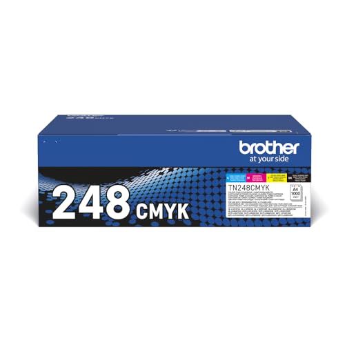 Entdecke das Brother Original TN-248VAL Tonerkartuschen Value Pack! Perfekte Druckqualität in Cyan, Magenta, Gelb & Schwarz! #Druckerzubehör #Brother #Tonerkartuschen #ValuePack