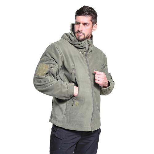 "Erlebe ultimativen Komfort: CALIYO Herren Fleece Jacke - Winddicht, gefüttert & perfekt für Outdoor-Abenteuer! Multi-Pockets für maximale Funktionalität. 🏞️ #Outdoor #Winterjacke #Kältefest"