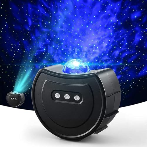 Cunsieun Sternenhimmel Projektor Smart Nachtlicht LED Galaxy Sternenprojektor Lampe Wiederaufladbar Ferngesteuert Einstellbare Helligkeit Schlafzimmer FD60399988