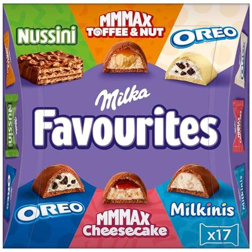 Entdecke die köstlichen Milka Favourites! 🍫✨ 158g Schoko Pralinen Mix mit 6 verschiedenen Sorten – perfekt als Geschenk! 💝 #Milka #Schokolade #Pralinen #Alpenmilch #LeckerSchmecker