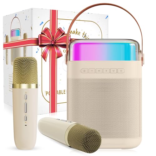 🎤🎉 Entdecke die ultimative Karaoke Maschine mit 2 kabellosen Mikrofonen! Tragbarer Bluetooth Lautsprecher & LED-Lichter – das perfekte Geschenk für Geburtstage & Weihnachten! #Karaoke #PartyFun #Geschenkideen