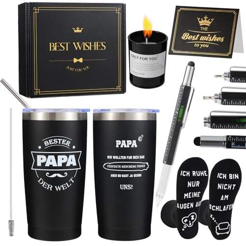 "Entdecke das perfekte Vatertagsgeschenk: SunmeiTrad Thermobecher für jeden Anlass! 🎁✨ Geschenke für Papa zu Vatertag, Geburtstag & Weihnachten – kreative Geschenkideen für den besten Papa! #Vatertagsgeschenk #PapaGeschenk"