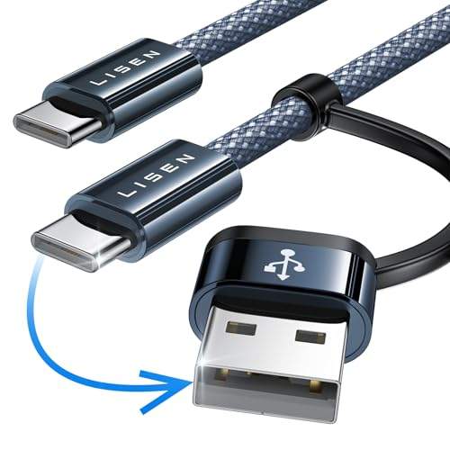 "Entdecke das LISEN USB C Kabel 60W PD 3.0: Ultra-schnelles Laden für iPhone 15 Pro Max, Samsung Galaxy S24 & MacBook Pro/Air! Ideal für iPad Pro, Air 5 & Mini 6! #USBTypeC #Schnellladen #Ladekabel"