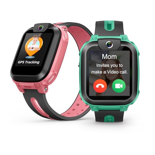 📍 **imoo Watch Phone Z1, Kinder Smartwatch mit GPS mit SIM, Smartwatch Kinder mit langanhaltender Video & Phone Call, IPX8 Wasserdicht (Grün)**