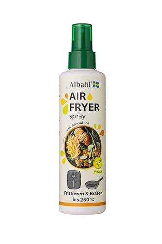 "Entdecke das Albaöl Air Fryer Spray 190ml – Perfekte Sprühhilfe für knusprige Frittiergerichte! 🌟 Ideal für gesunde Küche! #Albaöl #AirFryer #GesundeErnährung"