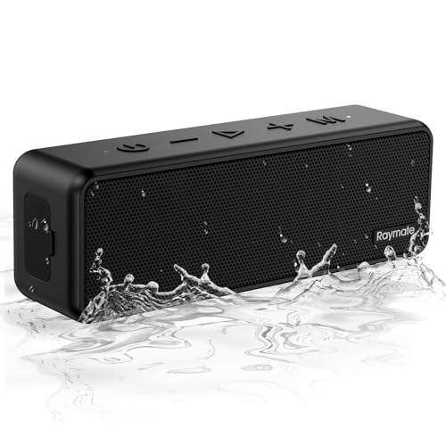 🎶 Entdecke die Raymate Bluetooth Lautsprecher: Tragbare Musikbox mit sattem Bass, lautem Stereo Sound und IPX7 wasserdicht! Perfekt für Garten, Zuhause & Unterwegs! #Bluetooth #Musikbox #Wasserdicht