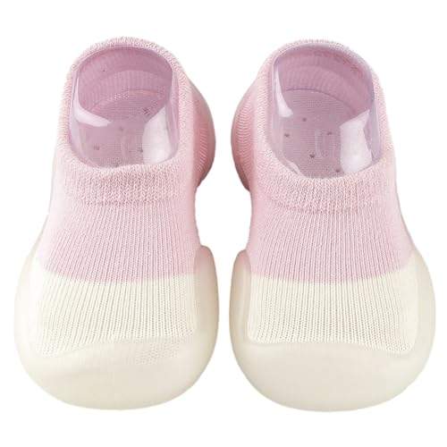 "Entdecke die perfekten ersten Schritte für dein Baby! 🌟 Fadcaer Rosa Baby Socken Schuhe für Jungen & Mädchen – atmungsaktive Hausschuhe mit weicher Sohle, Gr. 20/21 EU. #Babyschuhe #ErsteSchritte"