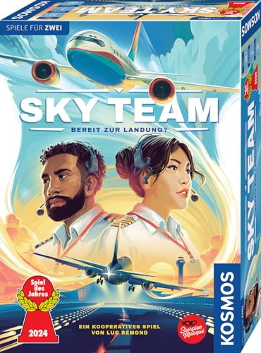 „KOSMOS 684044 Sky Team – Bereit zur Landung? Entdecke das Spiel des Jahres 2024! Kooperatives Strategiespiel für 2 Spieler ab 10 Jahren. #Brettspiel #Gesellschaftsspiel #Spieleabend“