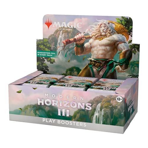 Entdecke das Magic: The Gathering Modern Horizons 3 Play-Booster-Display! 🎉 36 Booster mit 504 fantastischen Magic-Karten (English Version). #MTG #ModernHorizons3 #MagicTheGathering #Sammler