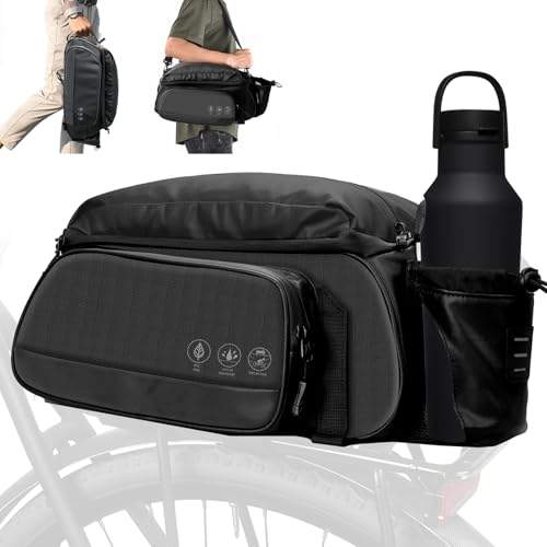 „Entdecke die LEICESTERCN 12L Fahrrad Gepäckträgertasche: Multifunktional, wasserdicht und reflektierend! Ideal für Outdoor Reiten und Abenteuer! #Fahrrad #Gepäckträgertasche #OutdoorAusrüstung“