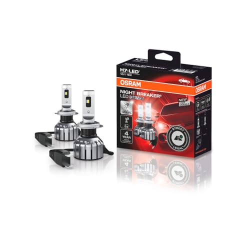 "🌟 Bringe Licht ins Dunkel! Osram NIGHT BREAKER LED H7 GEN 2 – 12V Fern- & Abblendlicht mit Straßenzulassung, bis zu 230% mehr Helligkeit! 💡 #Osram #LED #Autolicht #H7"